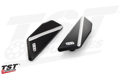 CNC machined from high grade aluminum featuring a durable black anodized finish.