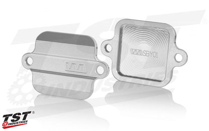 What's included when you purchase the Yamaha smog block off plates