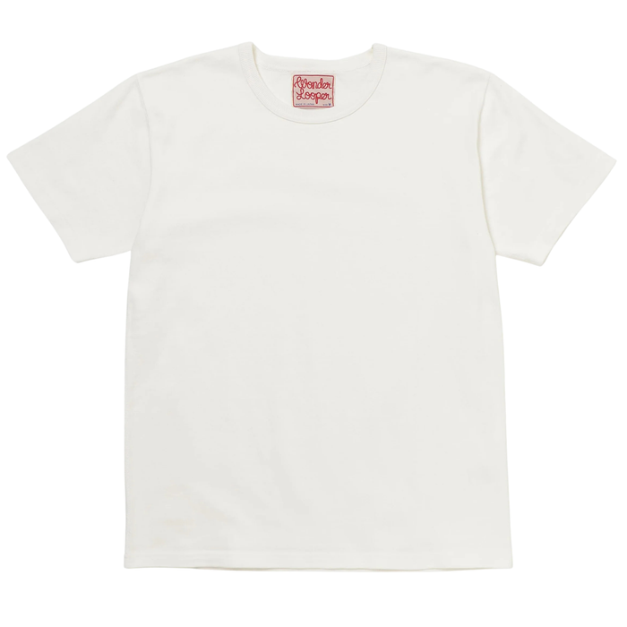 Wonder Looper Double Heavyweight T-Shirt - White