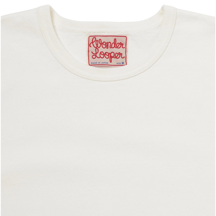 Wonder Looper Double Heavyweight T-Shirt - White