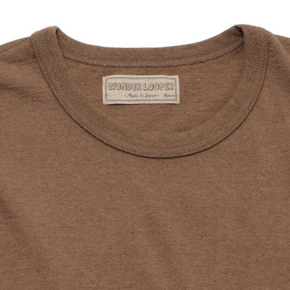 Wonder Looper Foxfibre Tsuriami T-Shirt - Brown