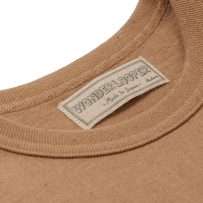 Wonder Looper Foxfibre Tsuriami T-Shirt - Brown
