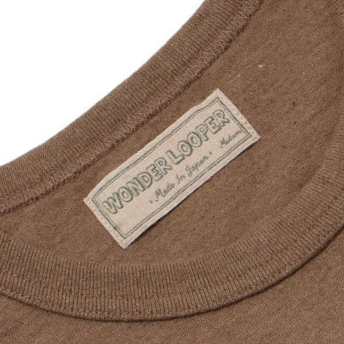 Wonder Looper Foxfibre Tsuriami T-Shirt - Brown