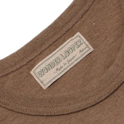 Wonder Looper Foxfibre Tsuriami T-Shirt - Brown