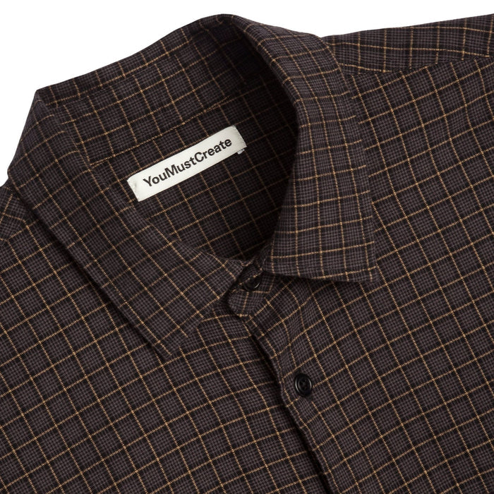 YMC Curtis Shirt - Grey Multi